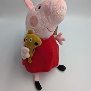 Beanie Buddies Peppa Pig Buddy with Teddy Small Plush – Collector Edition
